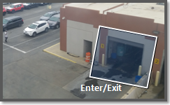 Video analytics enter/exit detection and people counting in a shopping area, on the edge.