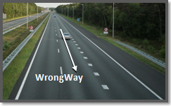 Video analytics wrong way or direction detection, on the edge.