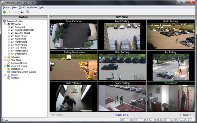 Process up to 10 times as many cameras on one server as comparable video analytics solutions.